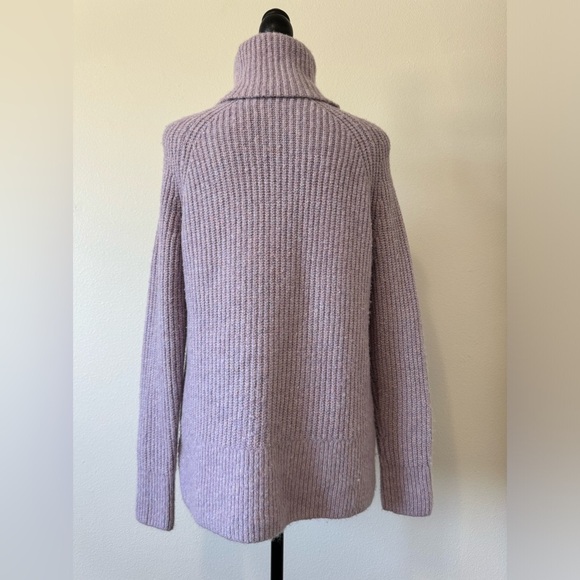 Women’s Madewell‎ Lavender Mercer Turtleneck Sweater in Coziest Yarn Size XS - Picture 7 of 11